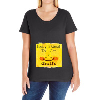 Smile Ladies Curvy T-shirt | Artistshot