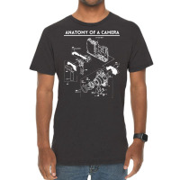 Photographer T  Shirt Anatomy Of A Camera Photographer Photography Tee Vintage T-shirt | Artistshot