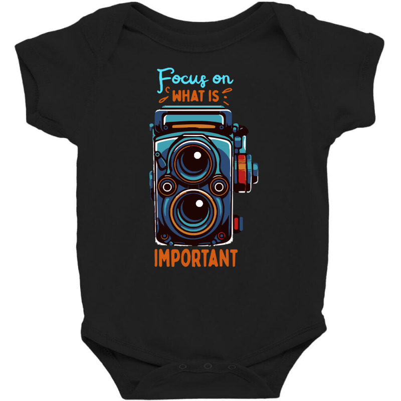 Photographer T  Shirt Classic Film Camera Art For Photographers T  Shi Baby Bodysuit by lizardgasp | Artistshot