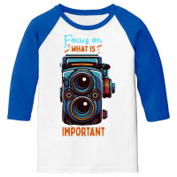 Photographer T  Shirt Classic Film Camera Art For Photographers T  Shi Youth 3/4 Sleeve | Artistshot