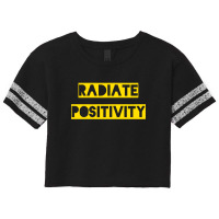 Radiate Positivity Scorecard Crop Tee | Artistshot