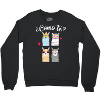 Como Te Llamas Funny Spanish Teacher Bilingual Teacher T Shirt Crewneck Sweatshirt | Artistshot