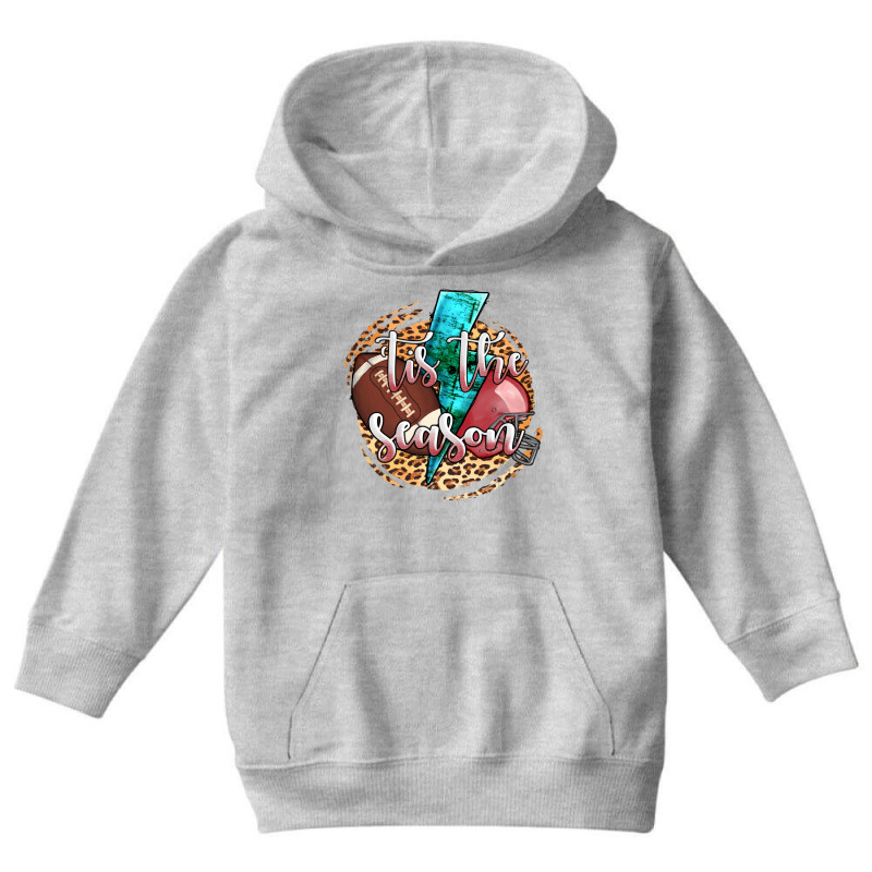 Tis The Season Football Helmet Youth Hoodie by AdoDesignShop | Artistshot