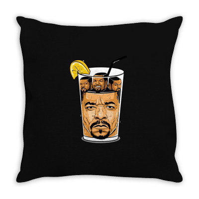 Ice T & Ice Cube Throw Pillow Designed By Meza Design
