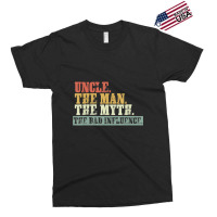 Vintage Fun Uncle Man Myth Bad Influence Funny Exclusive T-shirt | Artistshot