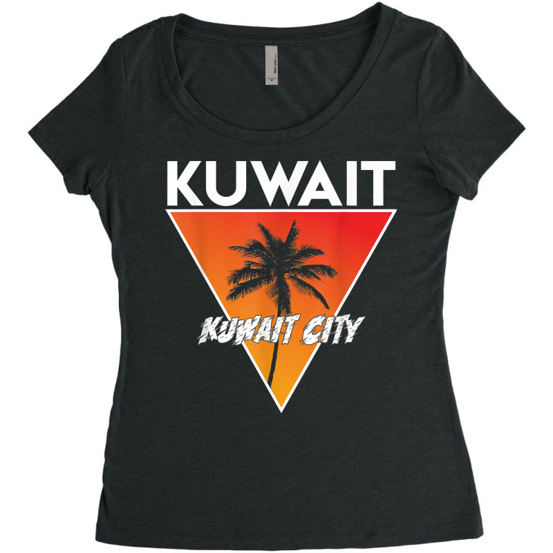 Kuwait With Sunny Colors T Shirt Women's Triblend Scoop T-shirt by weltzjharrasw | Artistshot