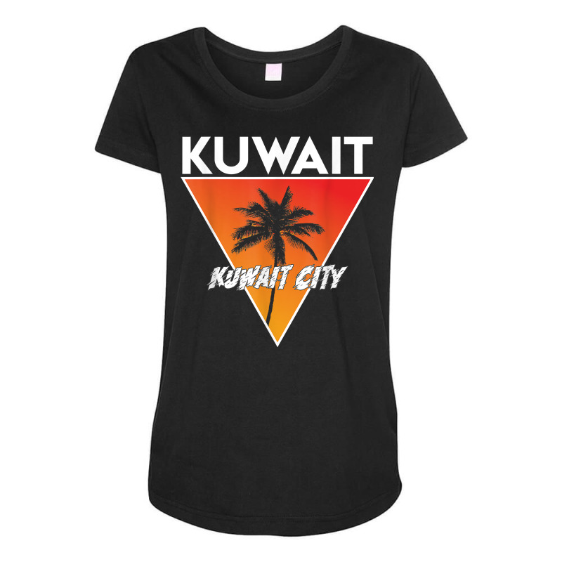 Kuwait With Sunny Colors T Shirt Maternity Scoop Neck T-shirt by weltzjharrasw | Artistshot