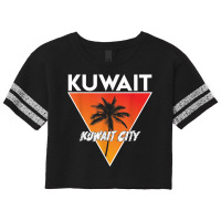 Kuwait With Sunny Colors T Shirt Scorecard Crop Tee | Artistshot