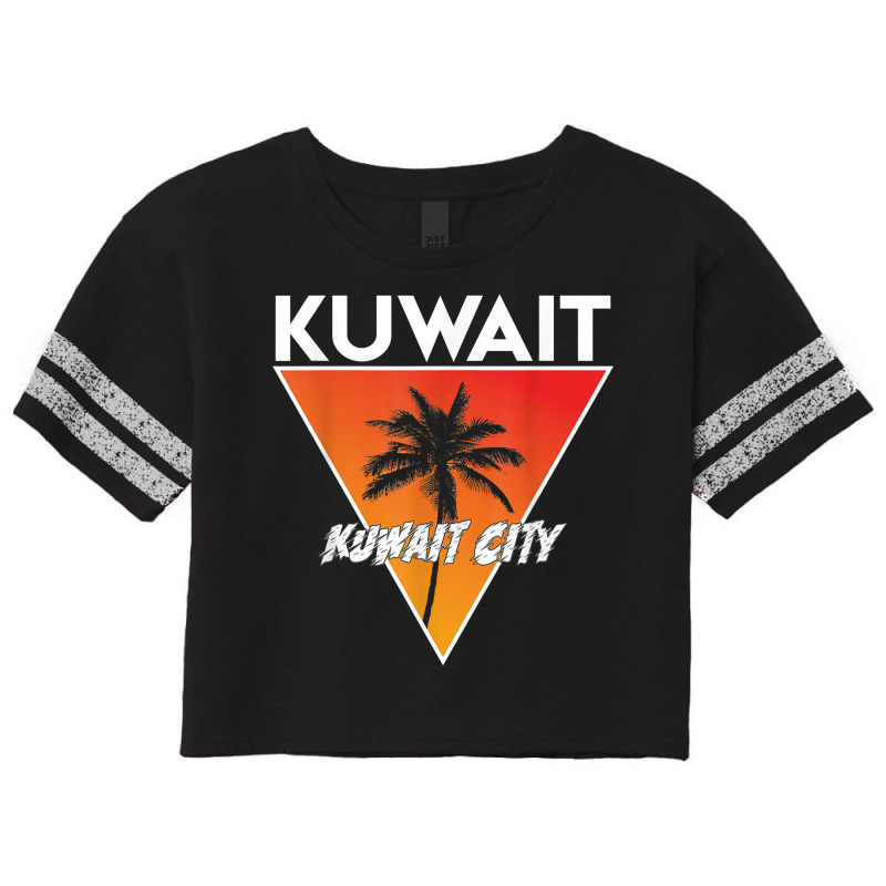 Kuwait With Sunny Colors T Shirt Scorecard Crop Tee by weltzjharrasw | Artistshot