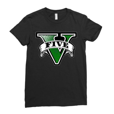 Gta 5 Ladies Fitted T-shirt Designed By Better