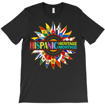 Hispanic Heritage Month T-shirt Designed By Bariteau Hannah