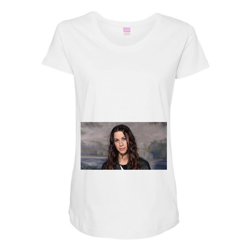 Alanis Morissette Remember Jagged Little Maternity Scoop Neck T-shirt by GordonSchwindt | Artistshot