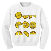 Pizza Salami Cheese Quick Math Fractions Math Teachers T Shirt Youth Sweatshirt | Artistshot