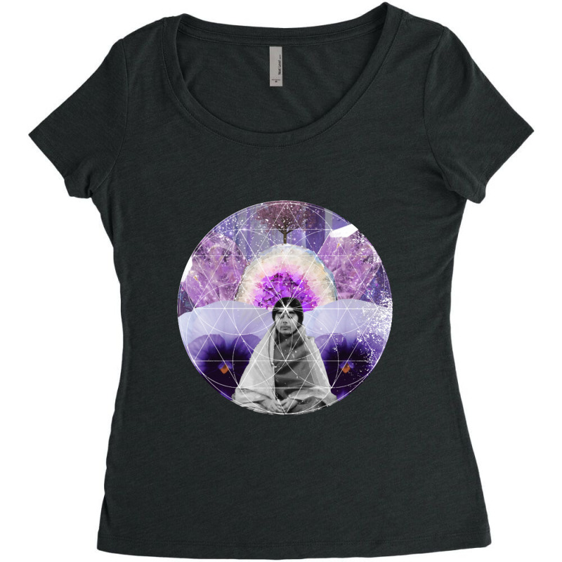 Mother Sacred Geometry Circle   Divine Feminine Women's Triblend Scoop T-shirt by dinginsenter | Artistshot