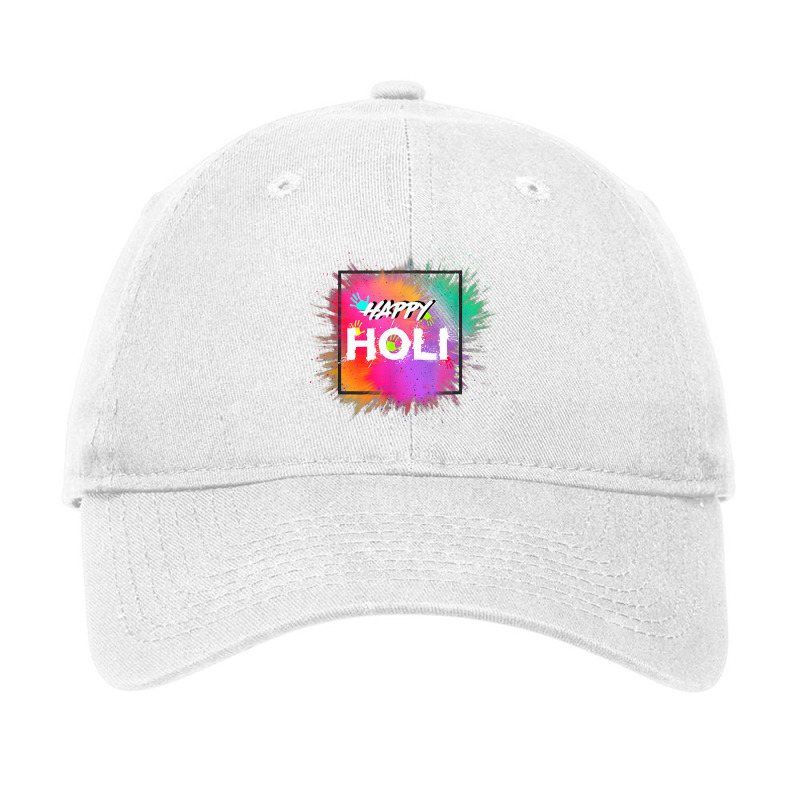 Happy Holi Color India Hindu Happy Holi Adjustable Cap | Artistshot