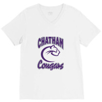 Chatham Cougars V-neck Tee | Artistshot