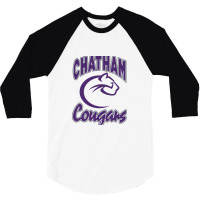 Chatham Cougars 3/4 Sleeve Shirt | Artistshot