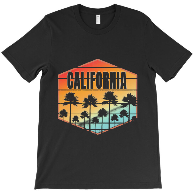 California Sunset Palm Trees Summer T-shirt | Artistshot