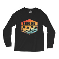 California Sunset Palm Trees Summer Long Sleeve Shirts | Artistshot