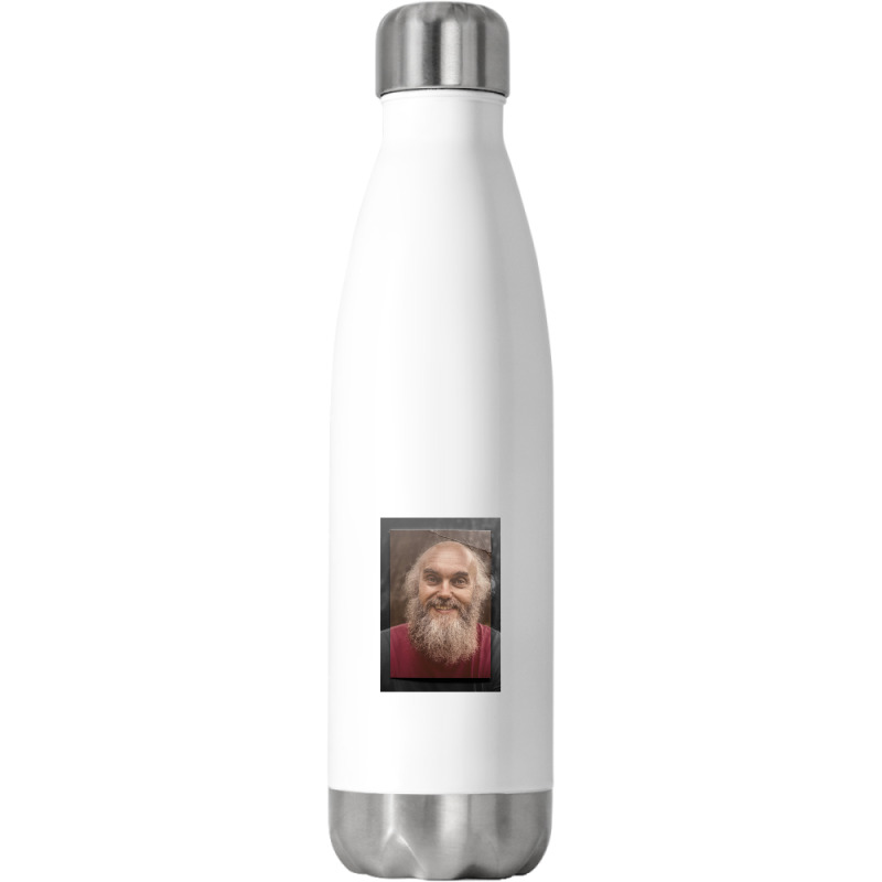 Ram Dass Vintage Portrait Stainless Steel Water Bottle | Artistshot