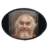 Ram Dass Vintage Portrait Oval Patch | Artistshot