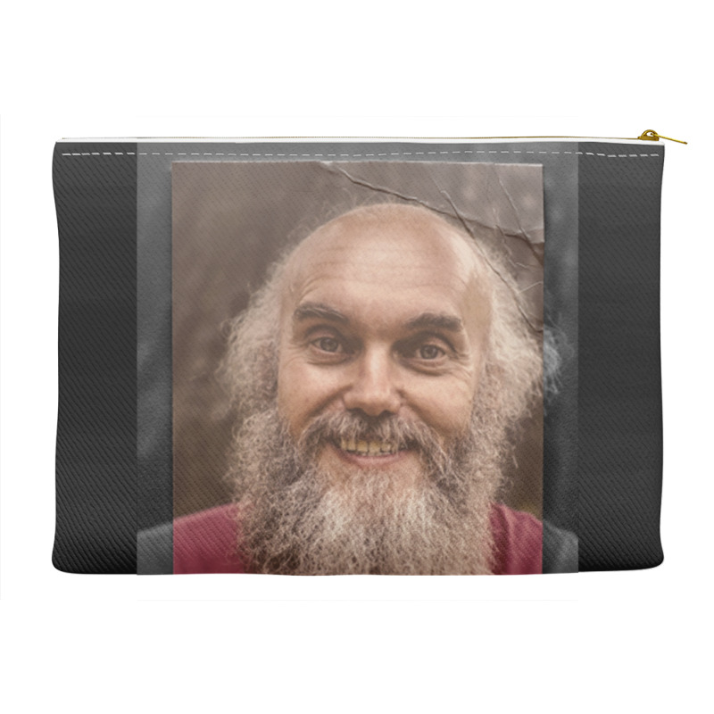 Ram Dass Vintage Portrait Accessory Pouches | Artistshot