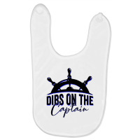 Dibs On The Captain Funny Fishing Baby Bibs | Artistshot