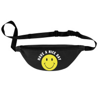 Retro Have A Nice Day Smile Happy Face Fanny Pack | Artistshot