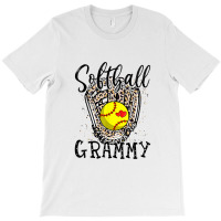 Softball Grammy Leopard Game Day Softball Lover Mothers Day T-shirt | Artistshot