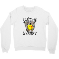 Softball Grammy Leopard Game Day Softball Lover Mothers Day Crewneck Sweatshirt | Artistshot