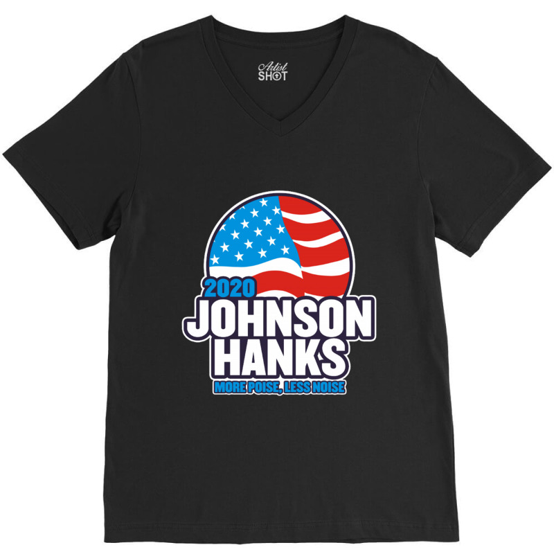 Johnson Hanks 2020 V-Neck Tee by nbobatiga | Artistshot