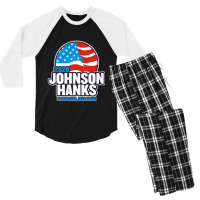 Johnson Hanks 2020 Men's 3/4 Sleeve Pajama Set | Artistshot