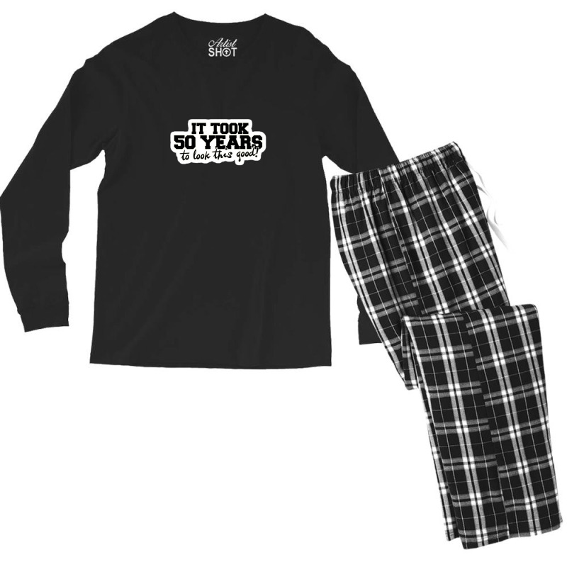 Kamala  Funny Men's Long Sleeve Pajama Set | Artistshot