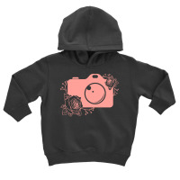 Photographer T  Shirt Pink Camera Silhouette T  Shirt Toddler Hoodie | Artistshot