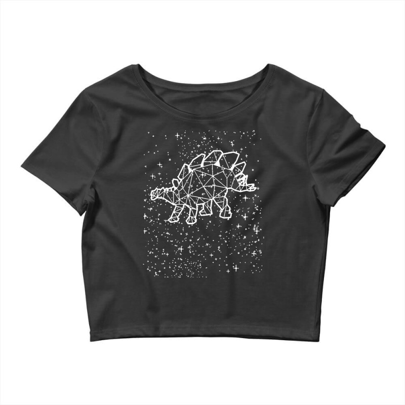 Stegosaurus T  Shirt Stegosaurus Dinosaur Zodiac Symbol Astrological S Crop Top by gabecollins | Artistshot