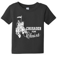 Vintage Crusader For Christ Baby Tee | Artistshot