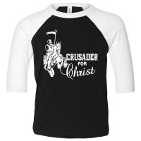 Vintage Crusader For Christ Toddler 3/4 Sleeve Tee | Artistshot