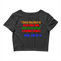 Quote Martin Luther King Jr Crop Top | Artistshot