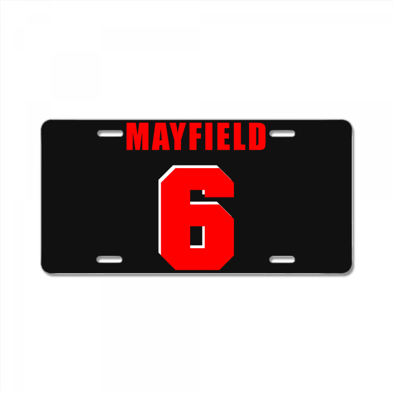 Custom Baker Mayfield New Jersey Number All Over Men's T-shirt By