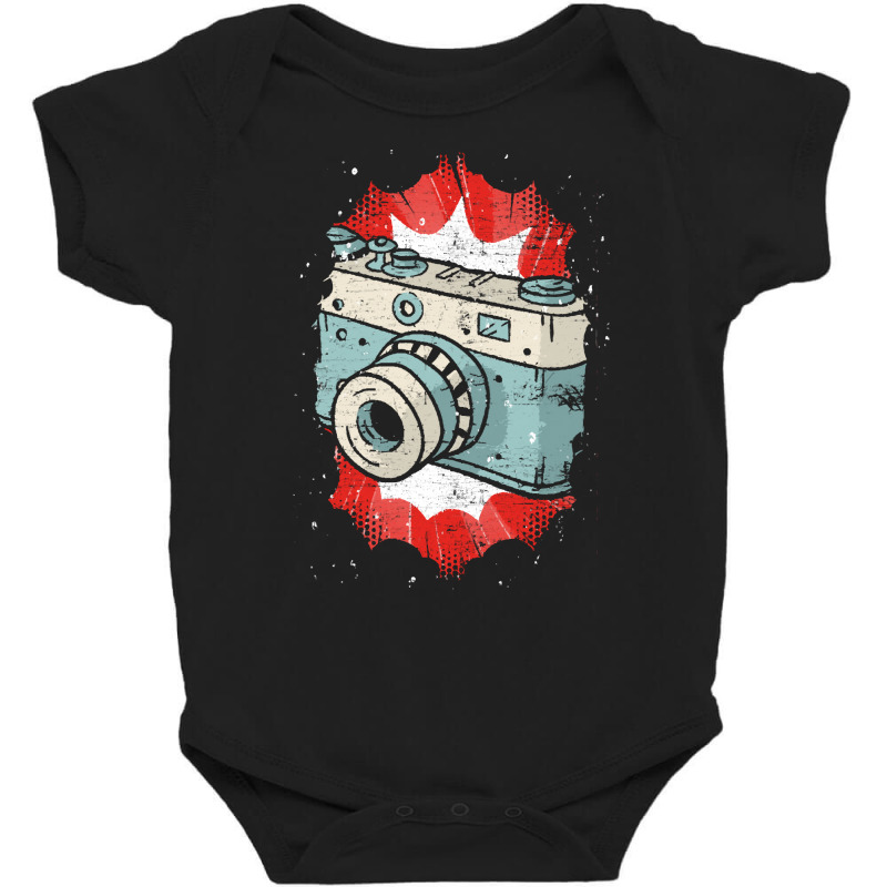 Photography T  Shirt Camera Photo Photograph Photographer Photography Baby Bodysuit by lizardgasp | Artistshot