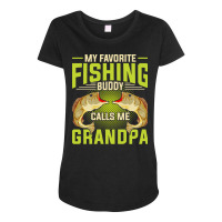 Fishing  Shirt Hobby Fisher Angle Fish Grandpa Fathers Day Fisherman F Maternity Scoop Neck T-shirt | Artistshot