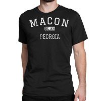 Macon Georgia Ga Vintage T Shirt Classic T-shirt | Artistshot