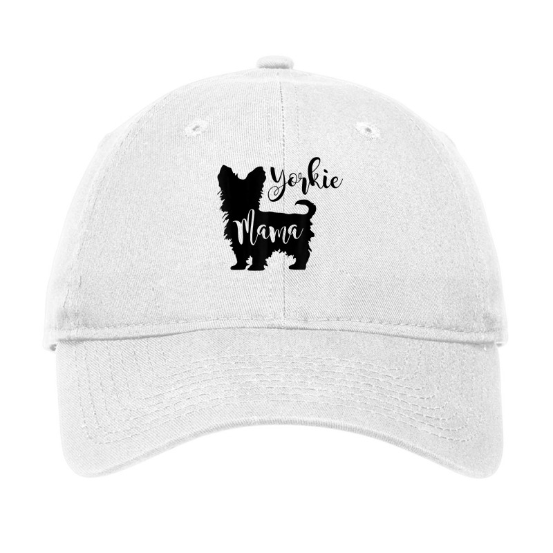 Yorkie Mama Profile Yorkshire Terrier Fun Dog Mom Gift T Shirt Adjustable Cap by haylesfshiltsxd1 | Artistshot