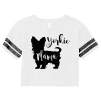 Yorkie Mama Profile Yorkshire Terrier Fun Dog Mom Gift T Shirt Scorecard Crop Tee | Artistshot