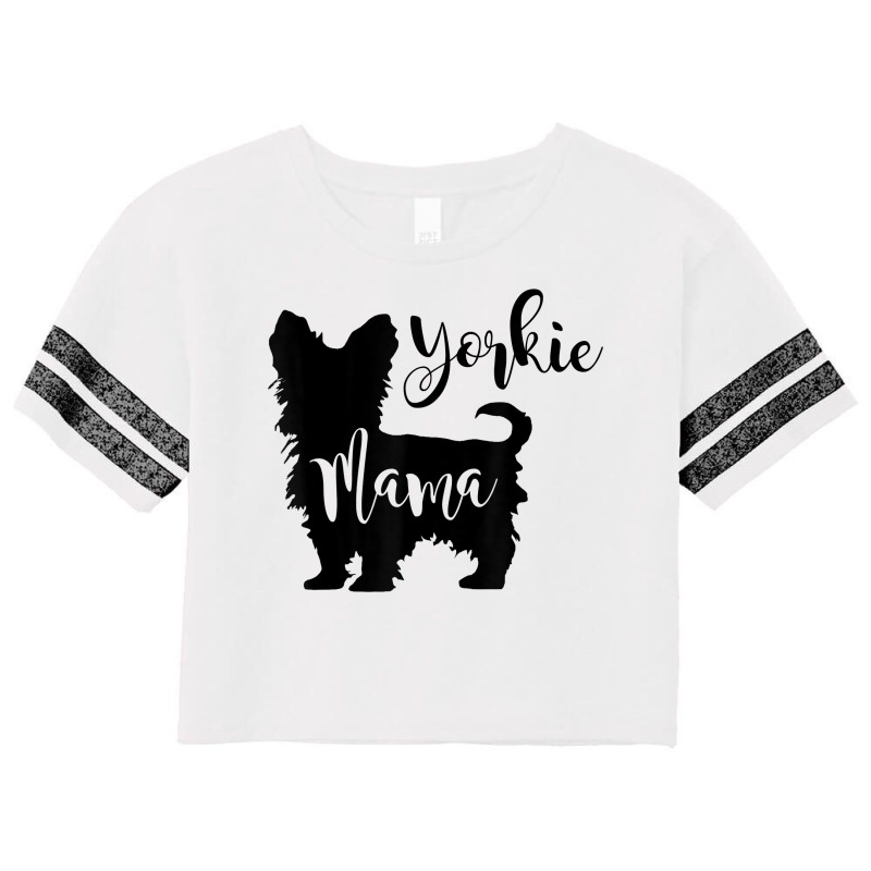 Yorkie Mama Profile Yorkshire Terrier Fun Dog Mom Gift T Shirt Scorecard Crop Tee by haylesfshiltsxd1 | Artistshot