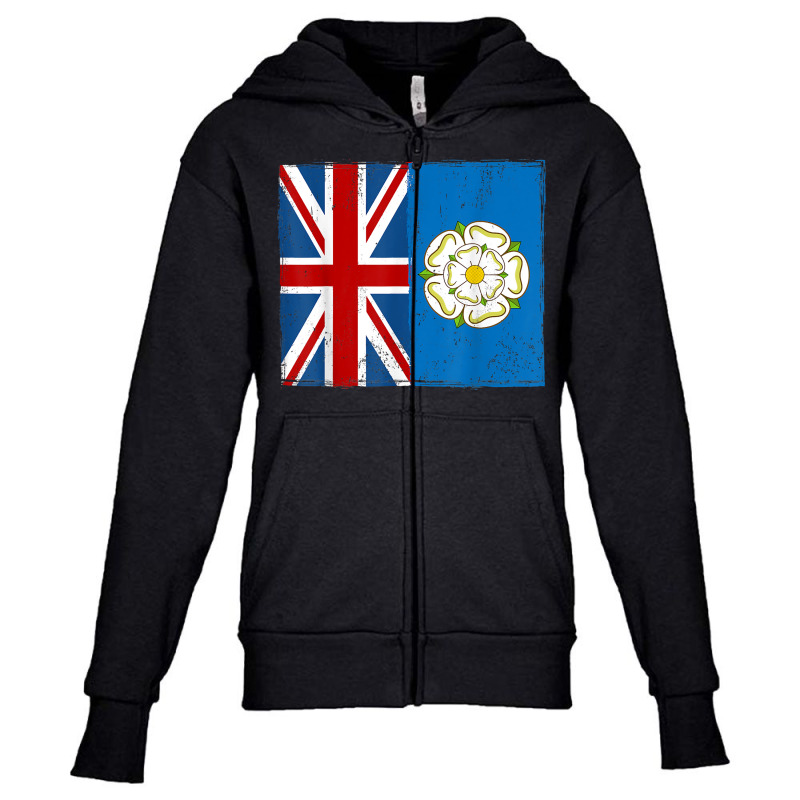 Yorkshire Roots & British Grown Idea With Rose Of York Flag T Shirt Youth Zipper Hoodie by haylesfshiltsxd1 | Artistshot