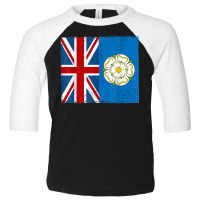 Yorkshire Roots & British Grown Idea With Rose Of York Flag T Shirt Toddler 3/4 Sleeve Tee | Artistshot