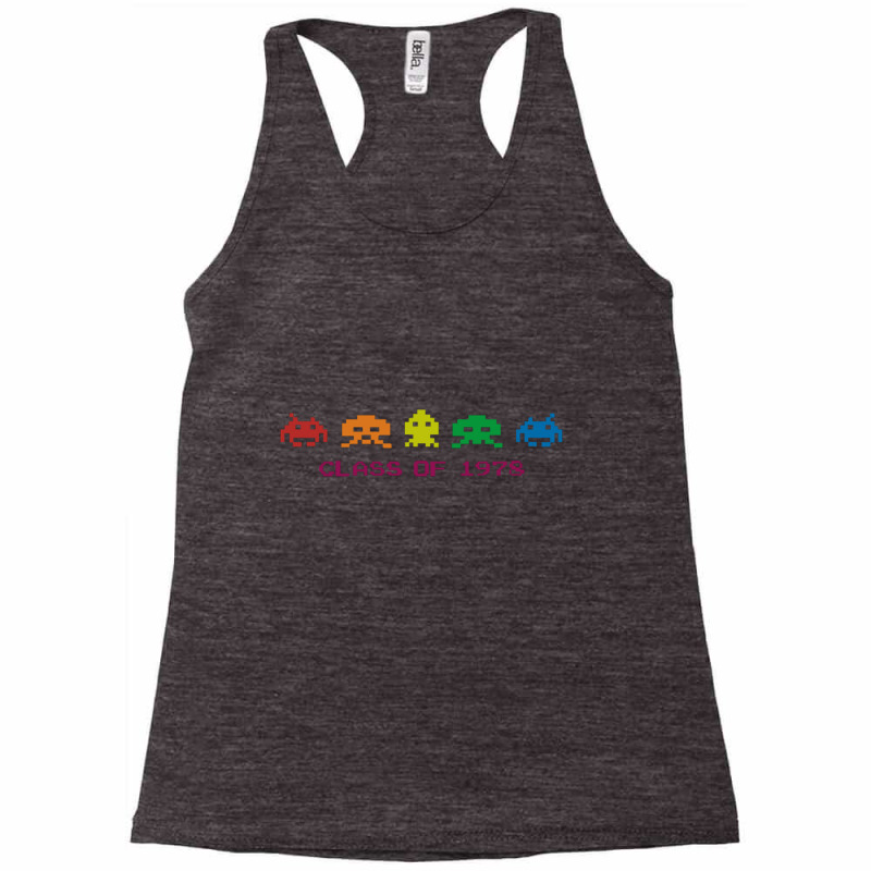 Funny Retro Space Invaders 'class Of 1978' Racerback Tank by michaelnaher | Artistshot