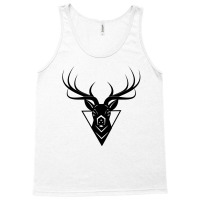 Deer Head Vector Tank Top | Artistshot