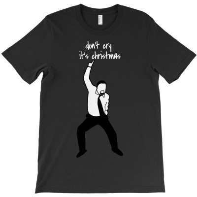 David Brent - Don't Cry It's Christmas T-shirt Designed By Qlsh